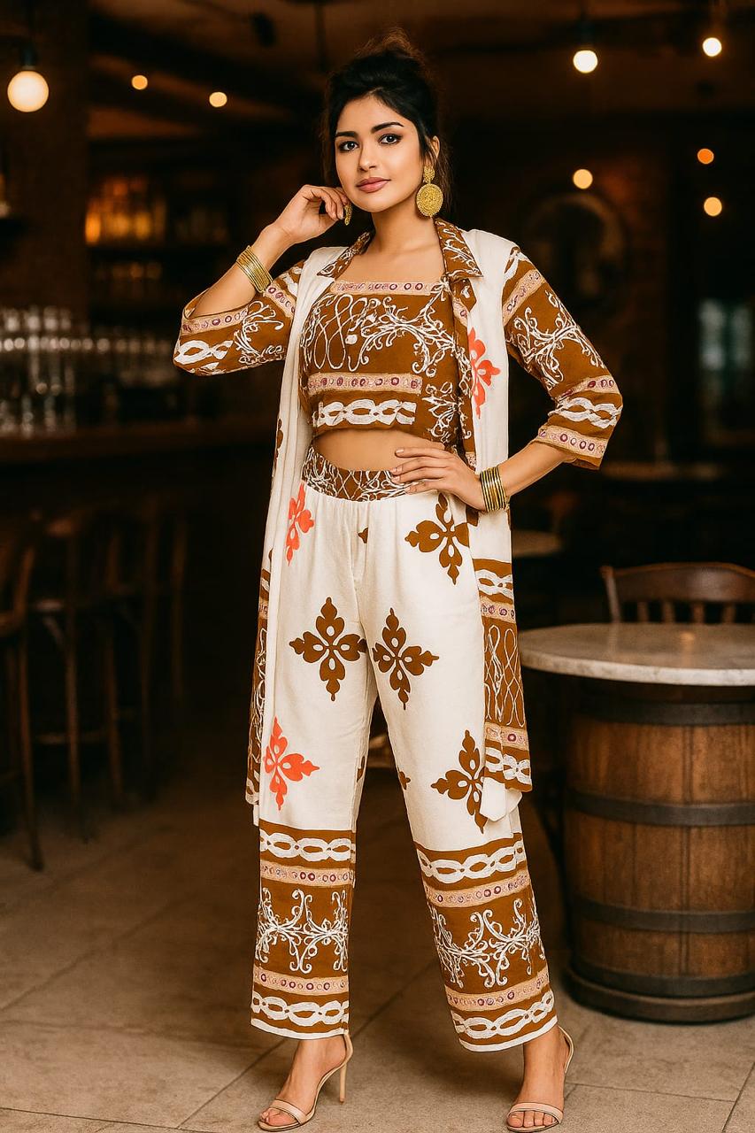 3 PES CORD SET CREP FABRIC